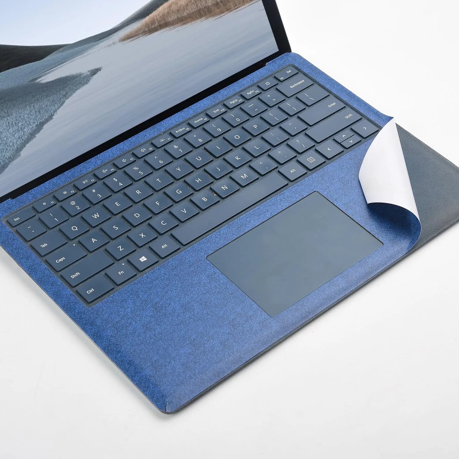 xisiciao Blue Palm Rest Protector for Microsoft Surface Laptop/Laptop 2 13.5 Inches | Scratch-Resistant PVC Cover