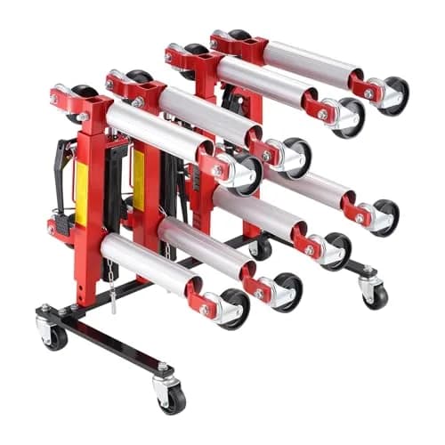 VEVOR Car Dolly Rack, Storage Rack with 360° Rotatable Wheels, Heavy-Duty Steel, 31.3x18.8x8.8 inch | Space-Efficient Garage Organizer thumbnail 9