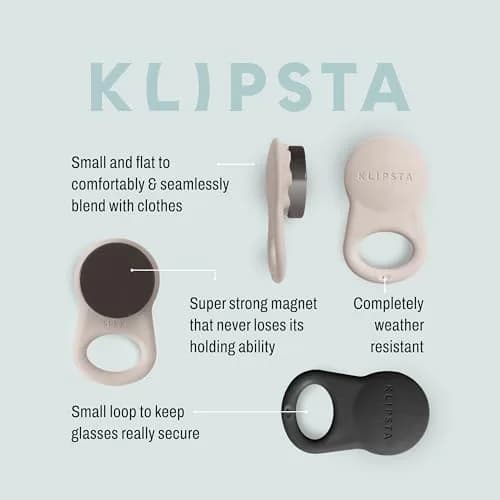 KLIPSTA SPEX Magnetic Glasses Holder Clip 2-Pack (Olive Green) | Attaches to Clothes, Alternative to Eyewear Straps thumbnail 6