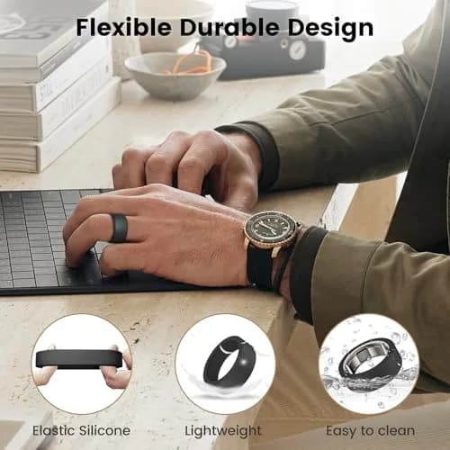 sylacor 10 Pack Ring Cover Compatible with Oura Ring Gen 4/3, Samsung Galaxy Ring | Lightweight Silicone Protector thumbnail 5