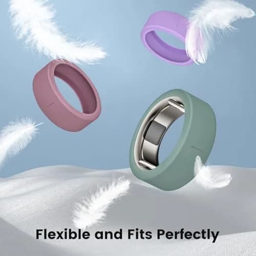 sylacor 10 Pack Ring Cover Compatible with Oura Ring Gen 4/3, Samsung Galaxy Ring | Lightweight Silicone Protector thumbnail 4