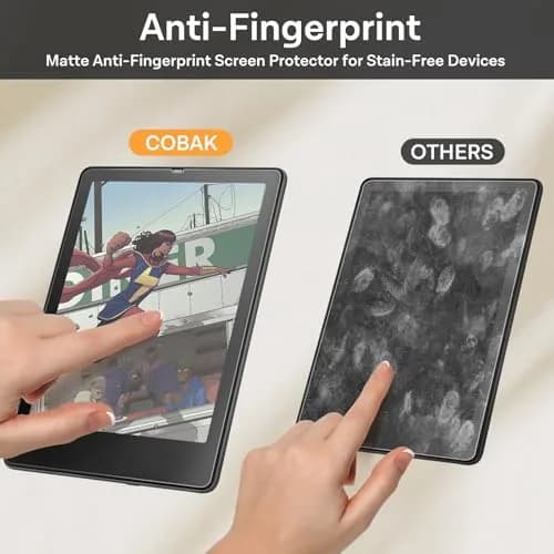 CoBak 3 Pack Screen Protector for 7" Kindle Paperwhite (2024) & Colorsoft | Anti-Glare, Full Coverage, 97% Clarity thumbnail 6