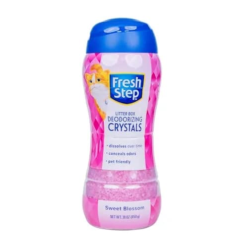 Fresh Step Cat Litter Crystals 30 Oz | Odor Neutralizer with Sweet Blossom Scent for Multi Cat Homes thumbnail 1