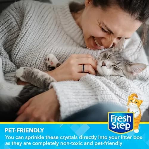 Fresh Step Cat Litter Crystals Deodorizer, Fresh Scent, 850g (30 Ounce) | Non-Toxic Odor Neutralizing Crystals thumbnail 5