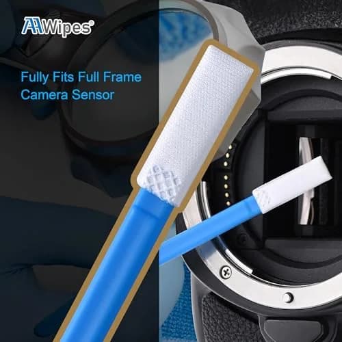 AAWipes 6mm APS-C Sensor Cleaning Swabs (20-Pack) | Laser-Cut Microfiber for DSLR/SLR Cameras thumbnail 2