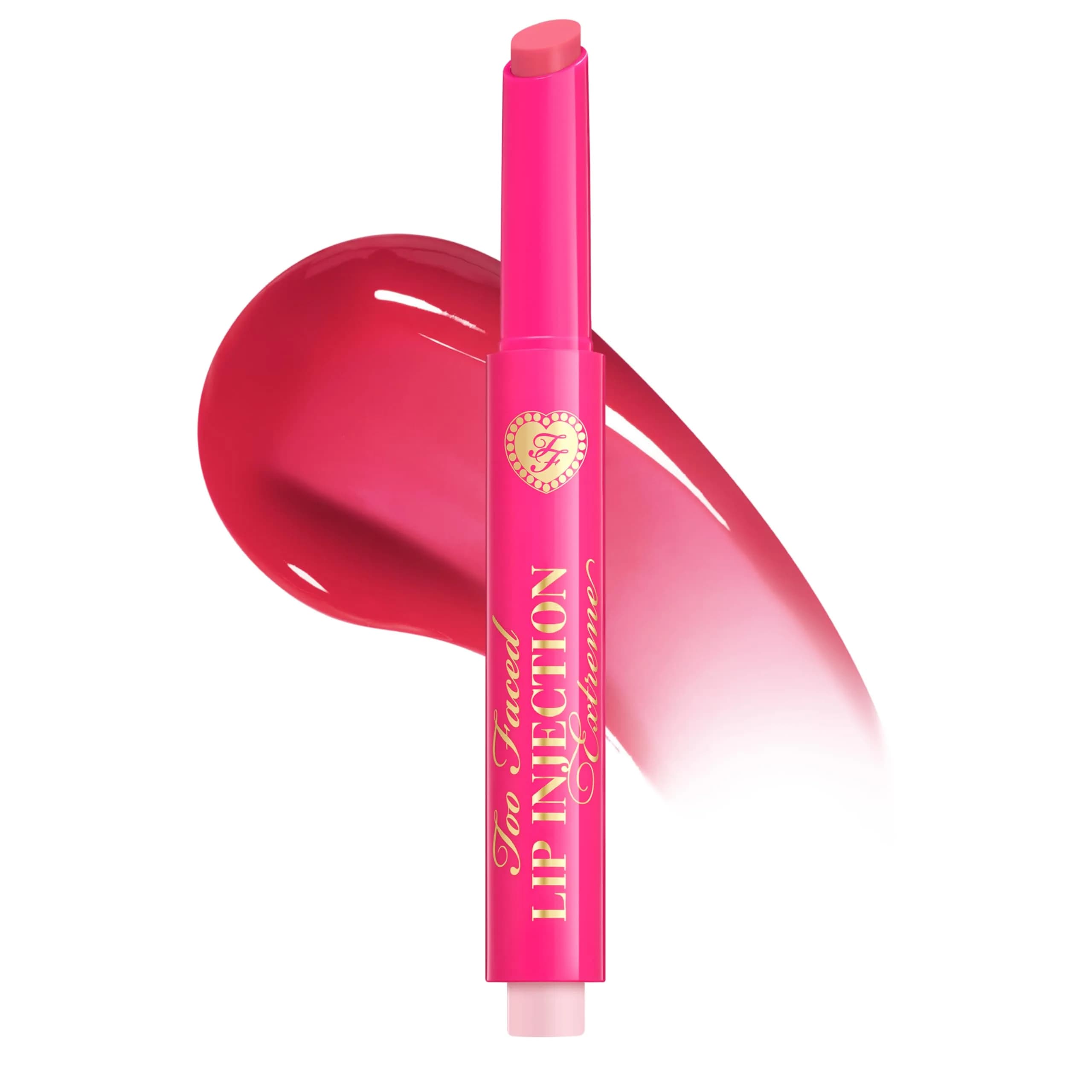 Too Faced Lip Injection Extreme Plumping Clicks 0.05 oz (1.5g) | Hydrating Sheer Pink Lip Plumper Stick