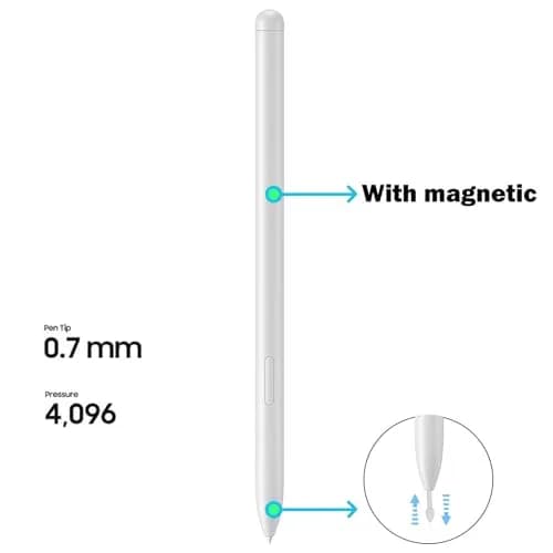 Peixiong Replacement S Pen for Samsung Galaxy Tab S10+/S10 Ultra Stylus Touch S Pen with 5 Tips (Beige) thumbnail 4