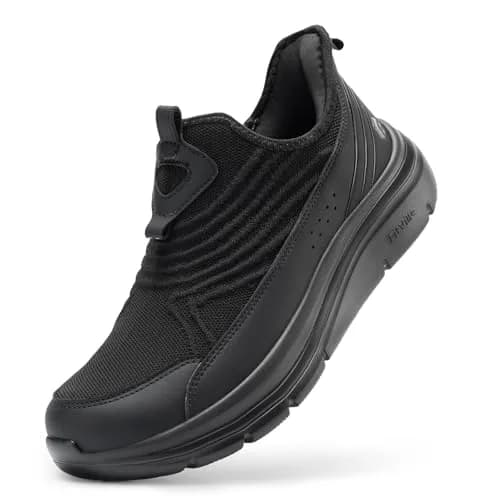 FitVille Men's Extra Wide Slip-On Walking Shoes 13 Wide (43.5 cm) | Hands-Free Comfort for All-Day Standing thumbnail 1