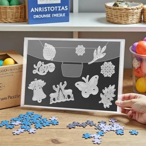 KKJCXY Die Cut Storage Set 20 Sheets +20 Bags | Magnetic & Durable Craft Organizer thumbnail 9