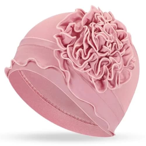 Geyoga Pink Chemo Headwear for Women Elastic | Soft, Breathable & Elegant thumbnail 1