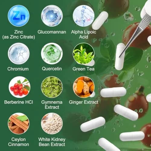 GREENPEOPLE Berberine 1500mg Supplement with Ceylon Cinnamon | Vegan 120 CT for Energy & Immunity thumbnail 4