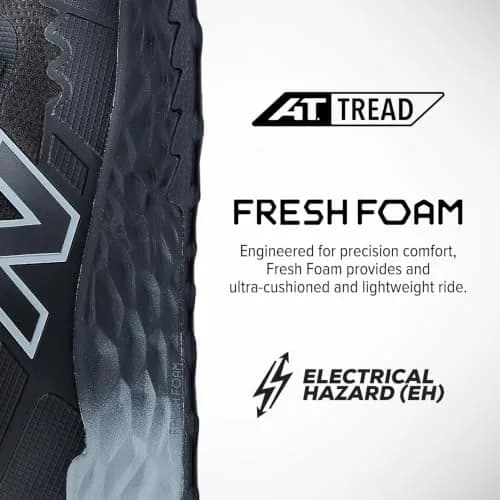 New Balance Fresh Foam Cremorne Mid CT - Men's - CT EH HR SR SF - Black/Grey - 9D | Athletic Safety & Comfort thumbnail 4