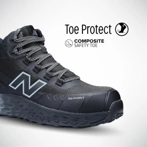 New Balance Fresh Foam Cremorne Mid CT - Men's - CT EH HR SR SF - Black/Grey - 9D | Athletic Safety & Comfort thumbnail 2