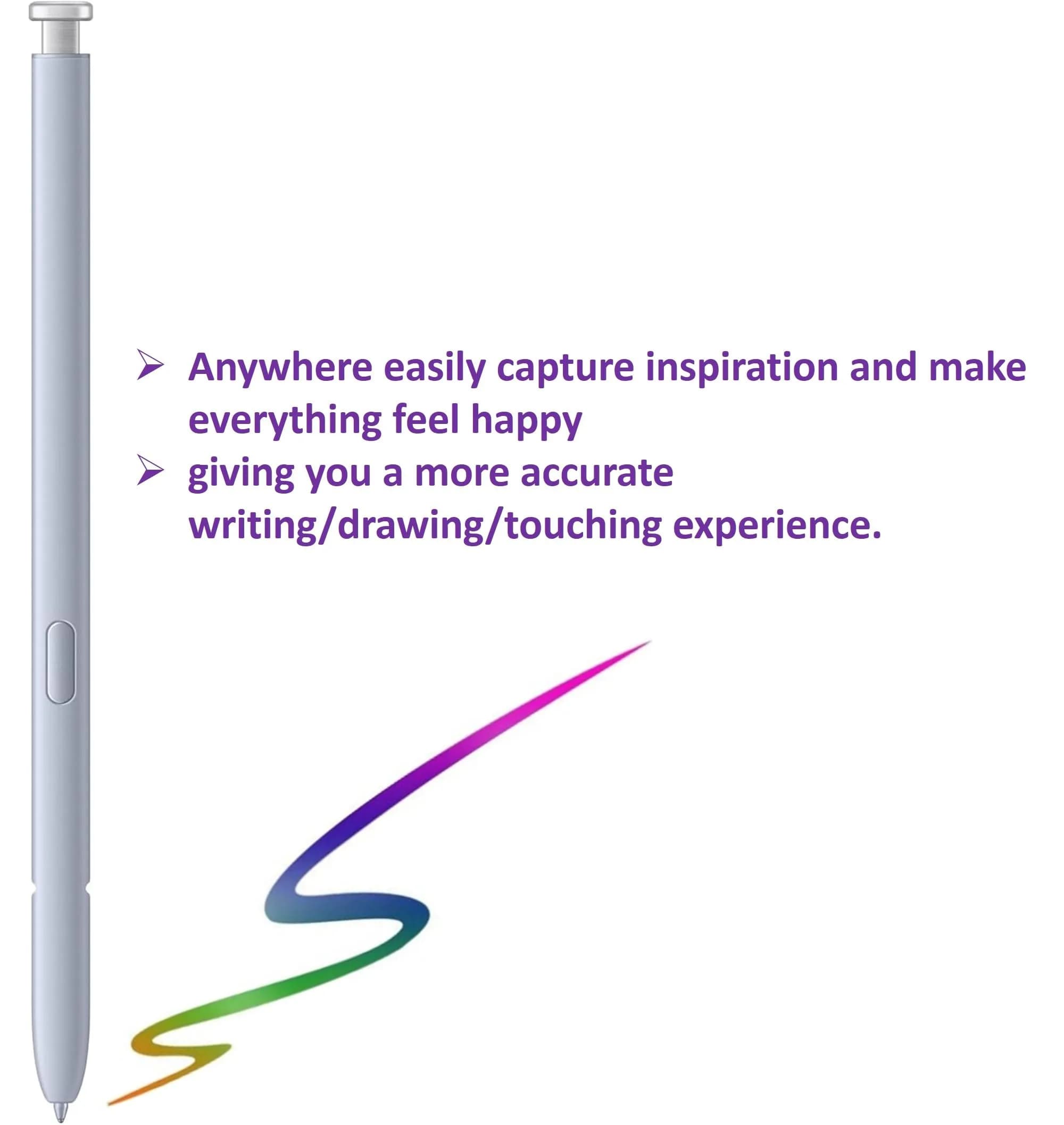 SLQ Galaxy S25 Ultra S Pen Replacement Stylus with 4096 Pressure Sensor | Compatible with Samsung Galaxy S25 Ultra 5G (Black) thumbnail 4