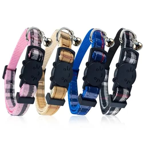 Yizepet Cat Collars with Bells | Breakaway Kitten Collar, Adjustable, Safe & Cute (7.8-10.2 inches) thumbnail 2