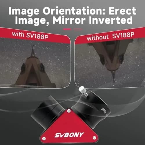 SVBONY SV188P 2-inch 90° Dielectric Mirror Diagonal 650g (22.9 oz) | 99% Reflectivity for Bright, Clear Views thumbnail 4