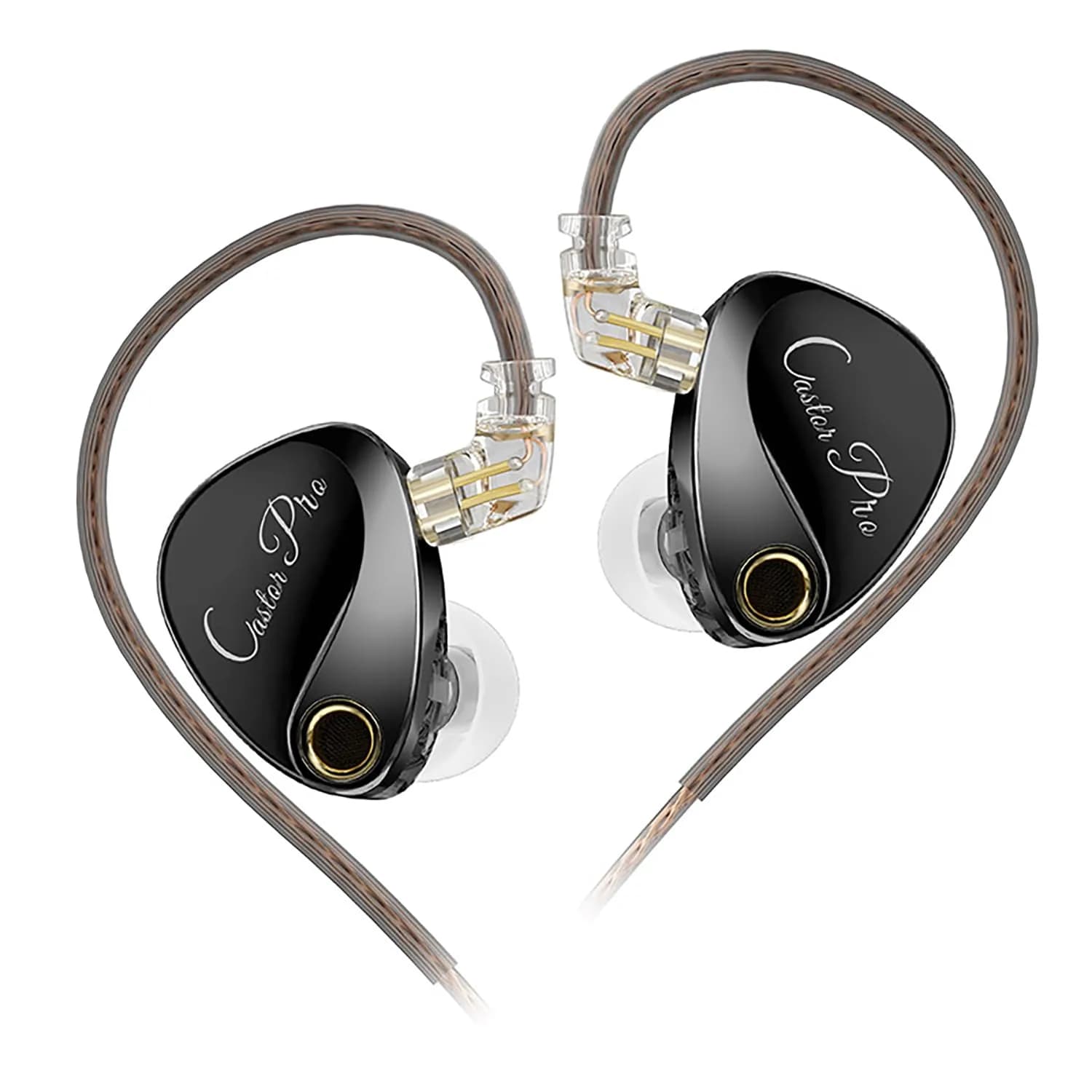 CCA Castor Pro Tunable In Ear Monitor 20-40000Hz | Improved Bass & Custom Sound — Black