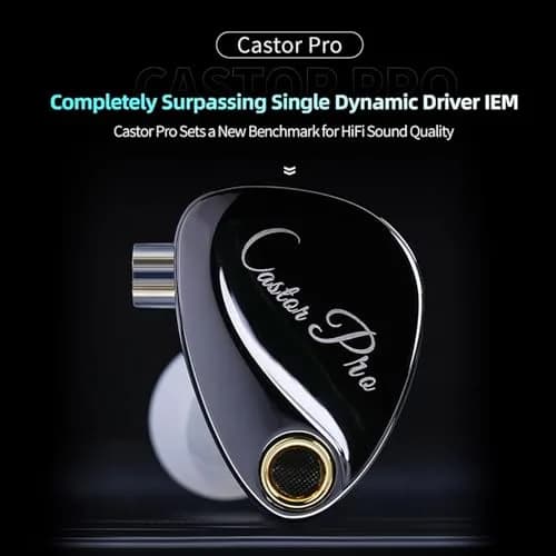 CCA Castor Pro Tunable In Ear Monitor 20-40000Hz | Improved Bass & Custom Sound thumbnail 2