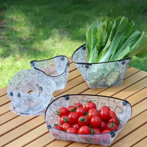 MIUPOO Collapsible Bowl Plate Cup Set | Portable Foldable Camping Tableware, Food Grade Material, 3 Sizes thumbnail 7