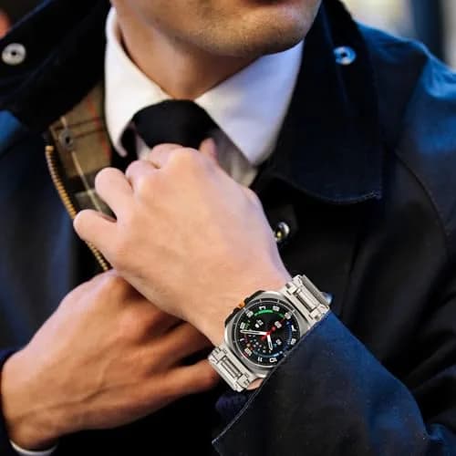 NewWays Milanese Loop for Galaxy Watch Ultra 47mm | Magnetic Stainless Steel Strap for Men thumbnail 8