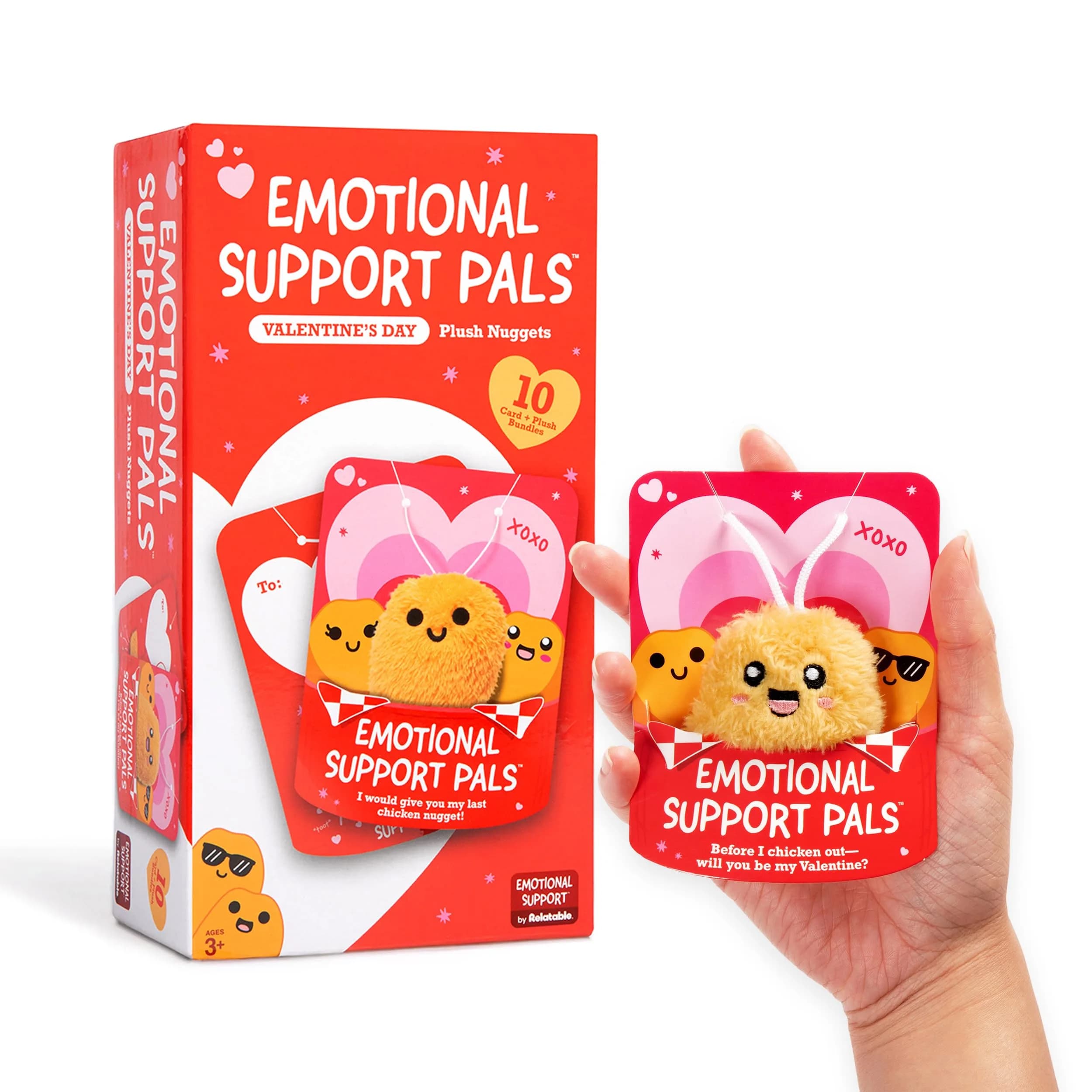 WHAT DO YOU MEME? Emotional Support Gingerbread Plushies Set | 5 Plushies + Carrier — V-day Nuggies