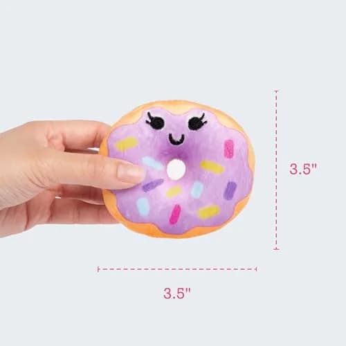 WHAT DO YOU MEME? Emotional Support Donuts Plush Set 5 Plushies with Carrying Basket | Fun Gifts for All Ages thumbnail 5