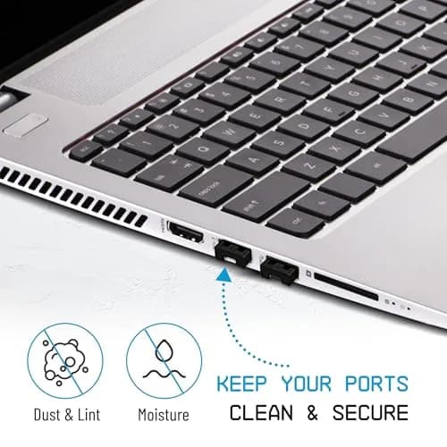 PortPlugs USB-A Port Blockers 50 Pack with 3 Keys | Secure Physical Access Control thumbnail 6