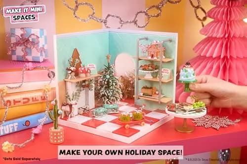 MGA's Miniverse Make It Mini Holiday 2025 | DIY Miniatures, Holiday Series, Resin Play (Pack of 1, Multicolor) thumbnail 7