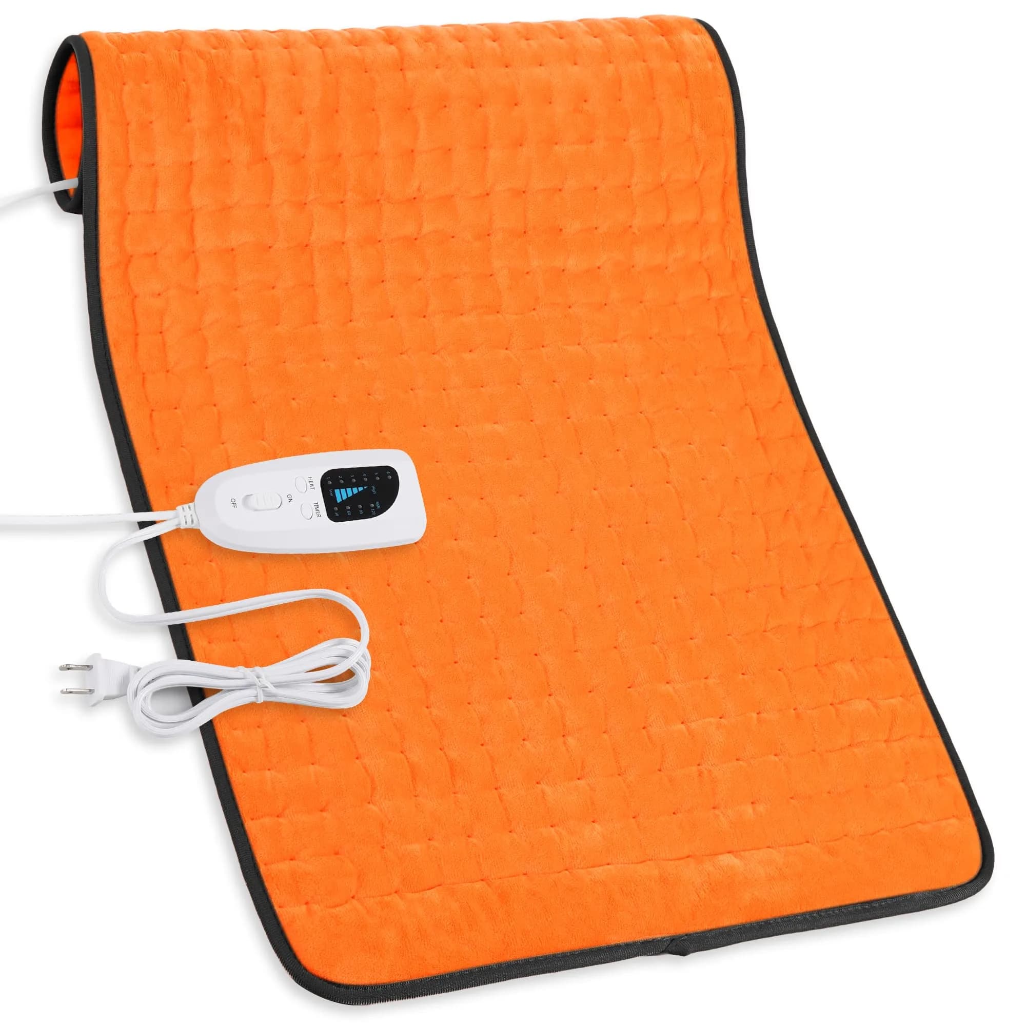 Deepsoon Electric Heating Pad for Back 33x17 Inch | Muscle Pain Relief with 6 Heat Settings & Auto Shut-Off - main product image