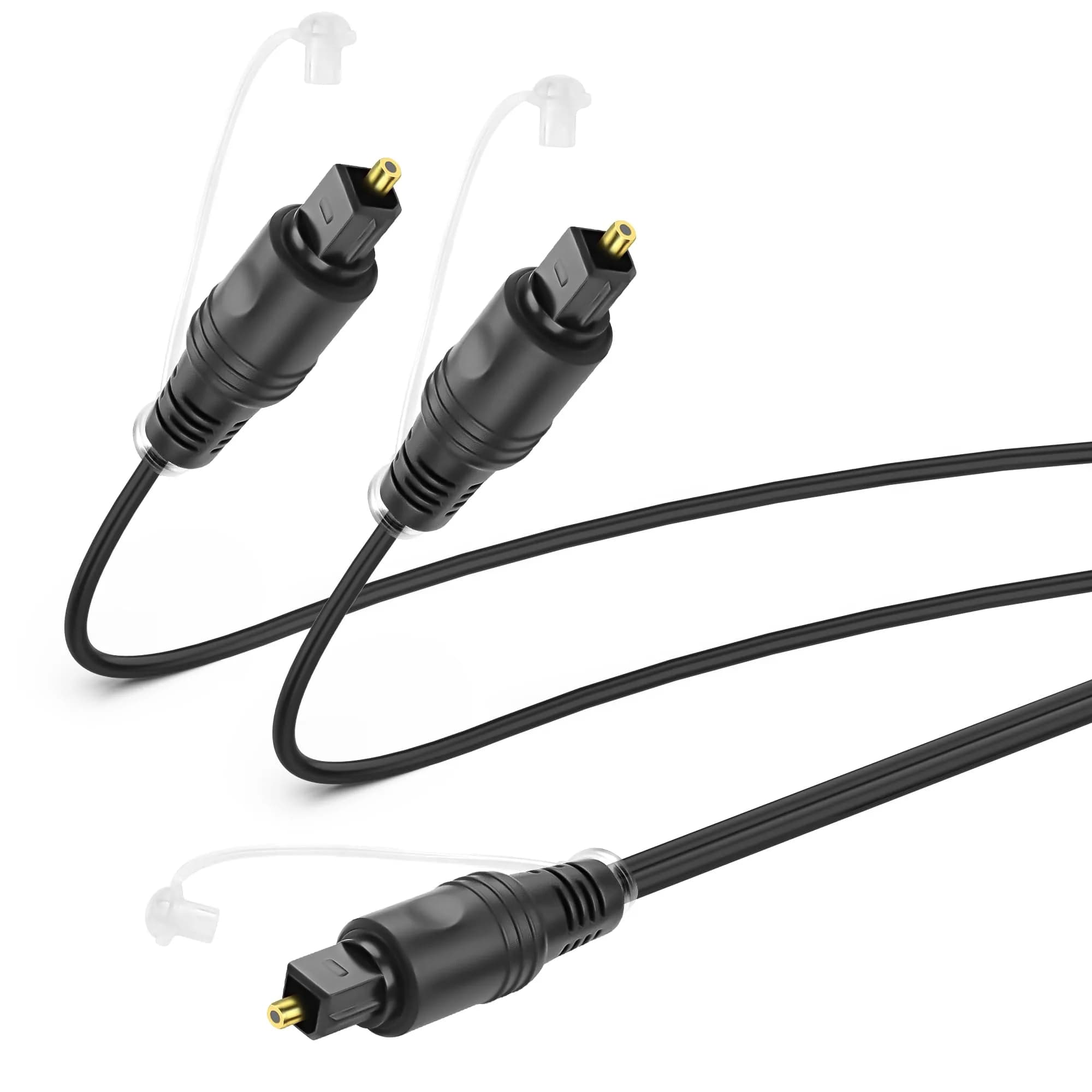 MEIRIYFA Digital Optical Splitter Adapter Cable 1 in 2 Out | Supports 5.1-7.1 Surround Sound, 1M Length - main product image