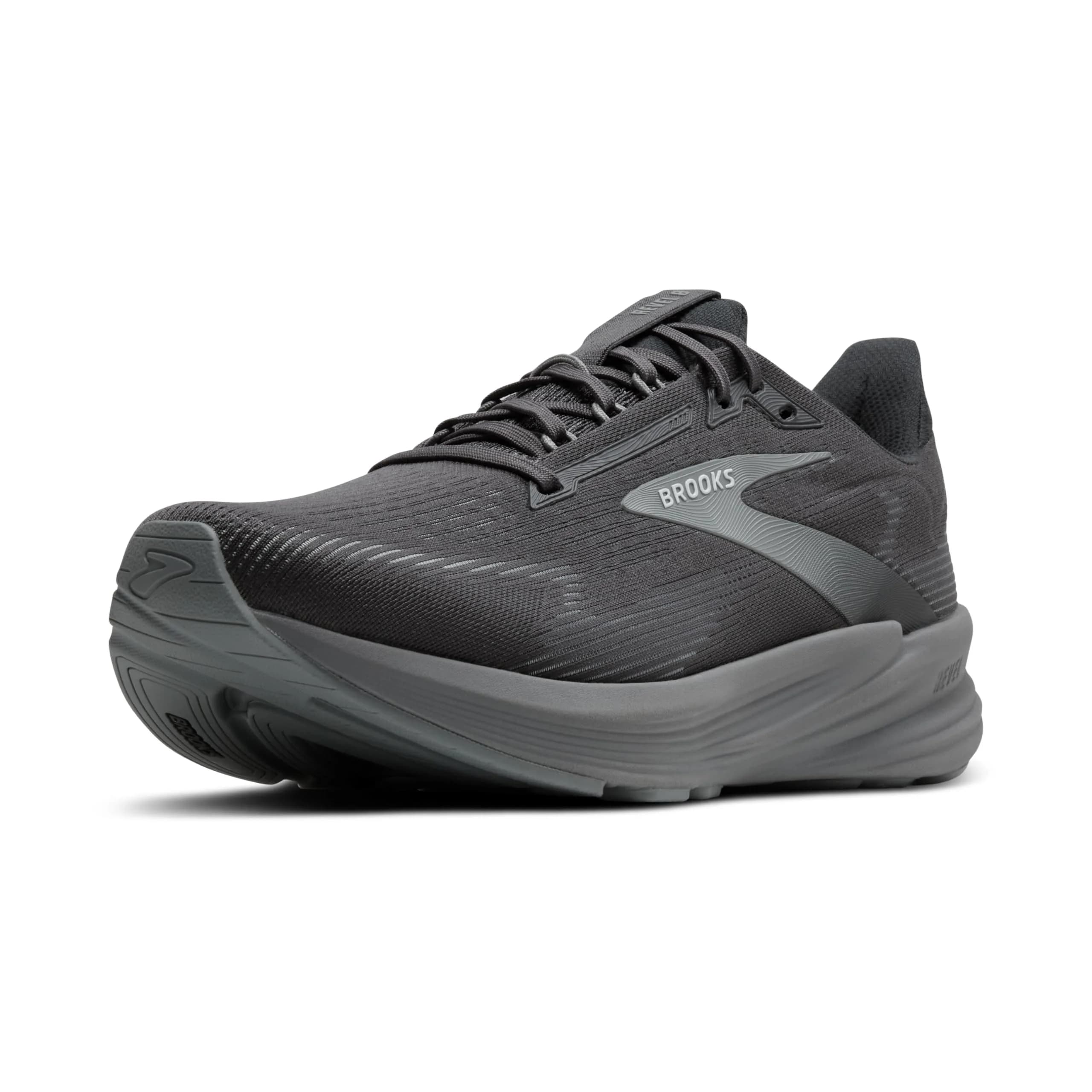 Brooks Revel 8 Neutral Running & Walking Shoe - Primer Grey/Blackened Pearl 10 Wide | Breathable, Cushioned, Versatile - main product image