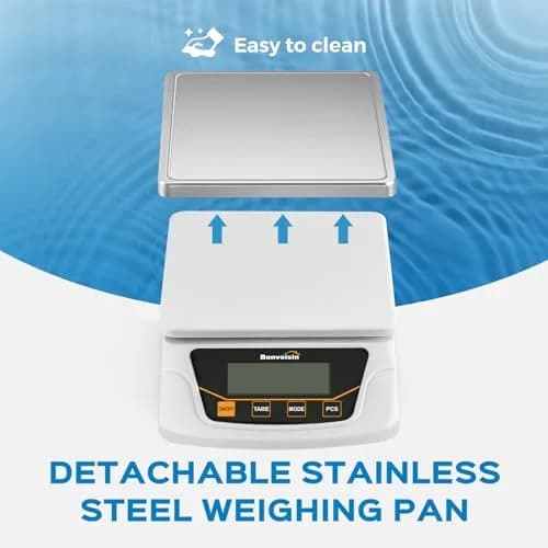 Bonvoisin Digital Gram Scale 6000g x 0.1g Lab Scale with 6 Units | Precision Weighing for Labs & Jewelry thumbnail 4
