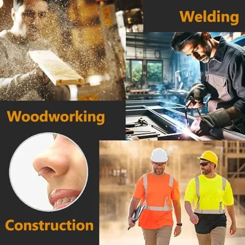 WoodyKnows Nasal Filters for Dusty Activities | Reusable Silicone Dust Masks (Trial S/M/L/XL) thumbnail 4