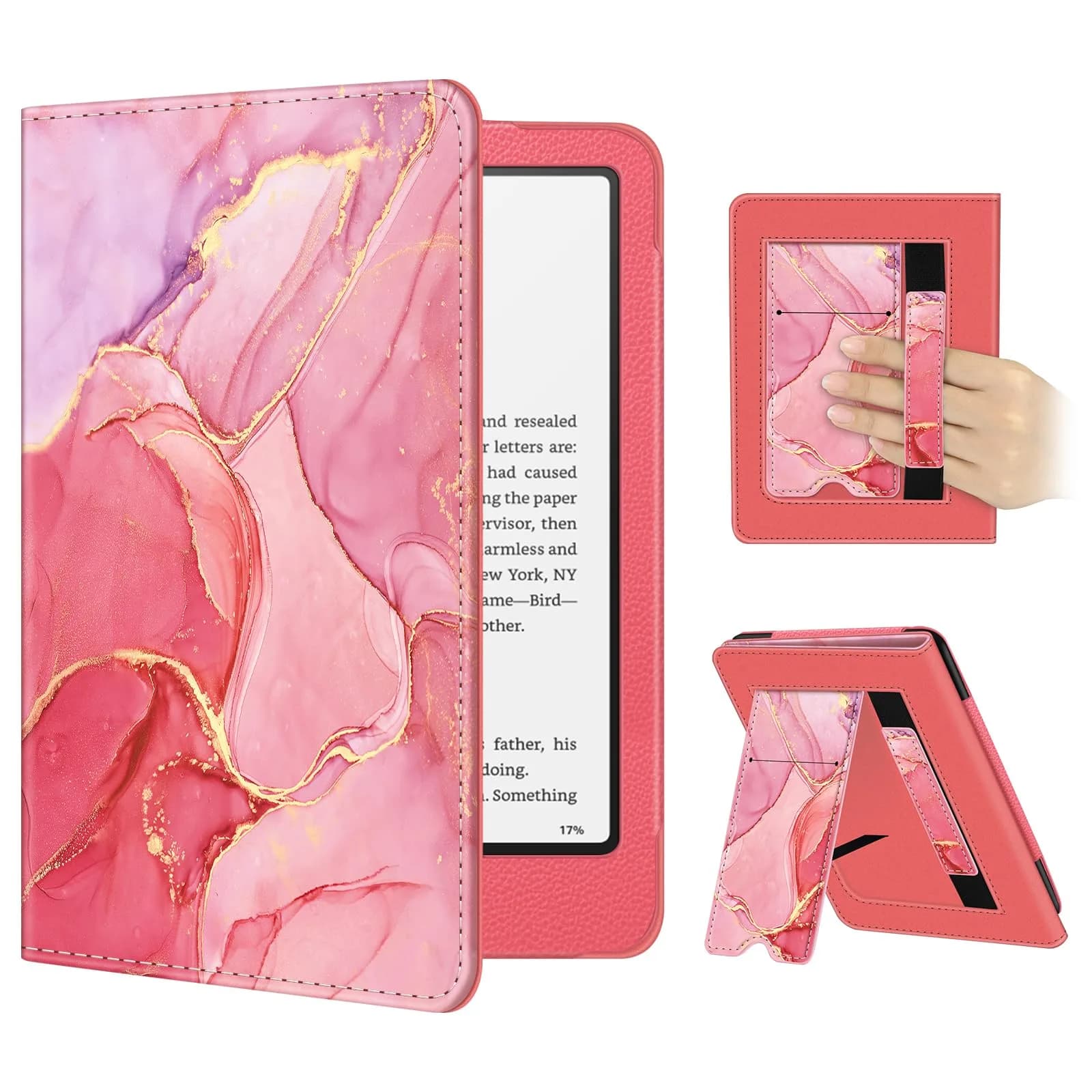 FINTIE Case for 7"/6.8" Kindle Paperwhite 12th/11th Gen & Kindle Colorsoft | Premium PU Leather, Foldable Stand, Card Slot, Auto Sleep/Wake - main product image