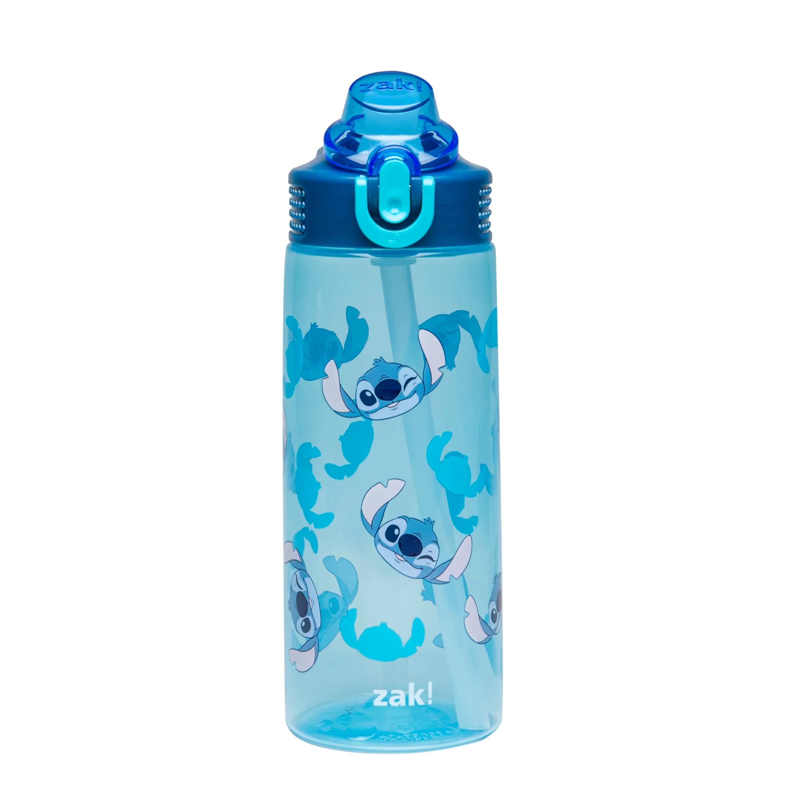 Zak Designs Barbie Sage 16oz Leak-Proof Straw Kids Water Bottle, Plastic | BPA-Free Durable Kid-Friendly — Stitch / 25 Ounces