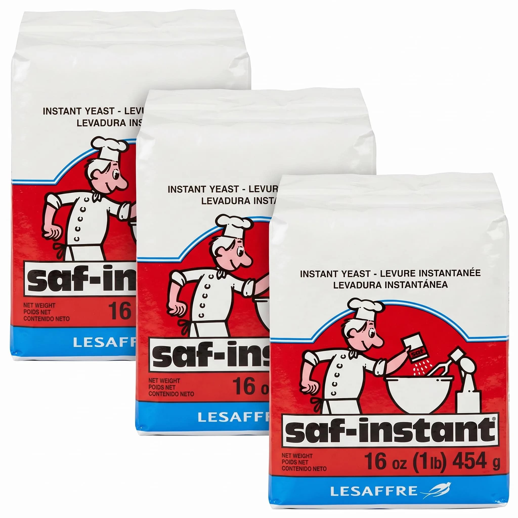 Red Star Yeast Instant 16 Ounce | Vegan Powder for Baking & Bread