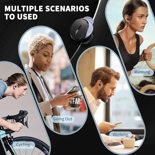 TUDIOW Purple Silicone Ear Tips Covers for New Bose QuietComfort Earbuds (2024) | 3 Pairs S/M/L with Storage Case thumbnail 6