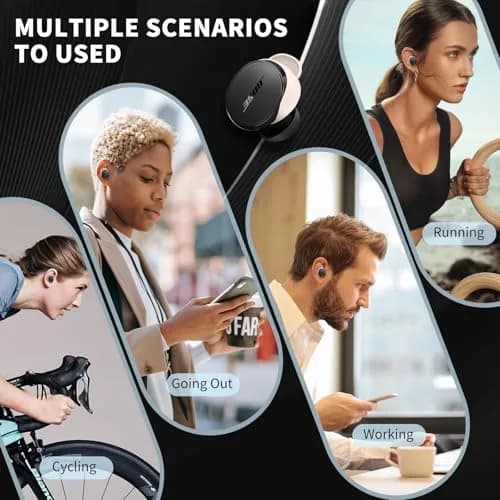 TUDIOW Silicone Ear Tips Covers for Bose QuietComfort Earbuds (2024) - 3 Pairs S/M/L Off-White | Secure Fit for Sports & Active Lifestyles thumbnail 6