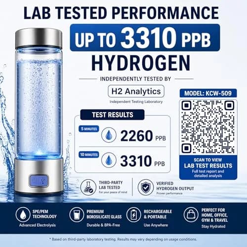Level Up Way Water Purification Unit 300ml | Hydrogen Generator with SPE PEM Tech thumbnail 2