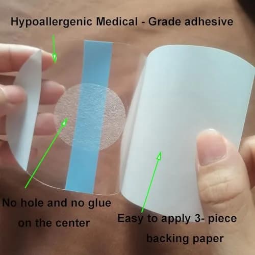 CUKICUKIGO Adhesive Patches for CGM Sensors 55 Count (156 g) | Waterproof & Skin-Friendly for Libre, G7, Enlite thumbnail 6