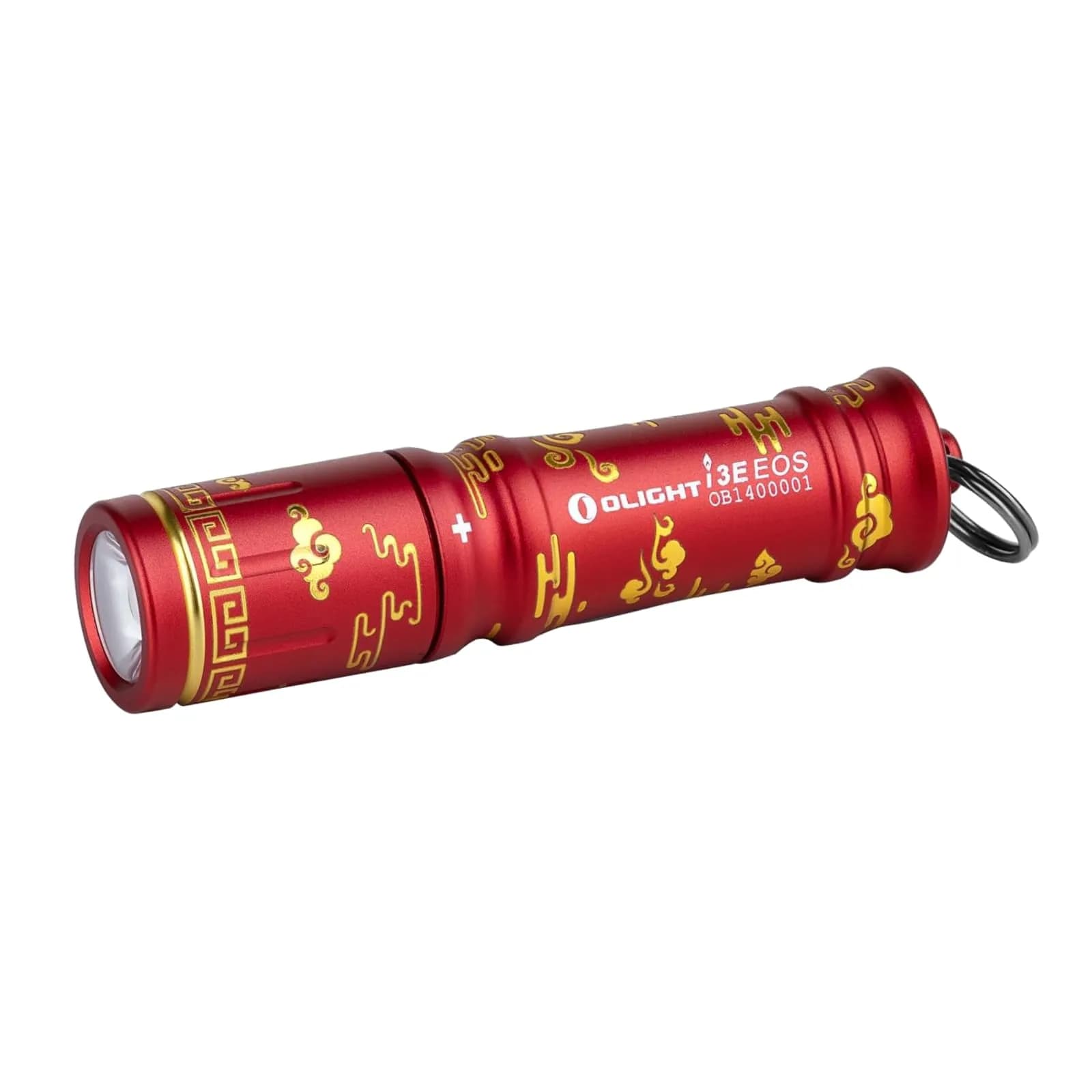 OLIGHT i3E EOS Keychain Flashlight 90 Lumens | Compact EDC Light with AAA Battery — Auspicious Clouds