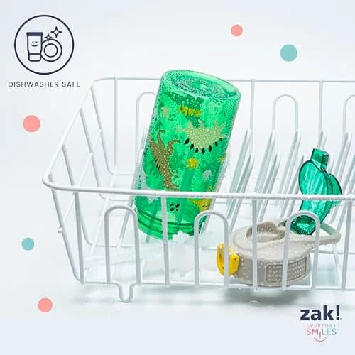 Zak Designs Hello Kitty Sage 16oz (473ml) Leak-Proof Straw Kids Water Bottle | BPA-Free Plastic for Daily Hydration thumbnail 8
