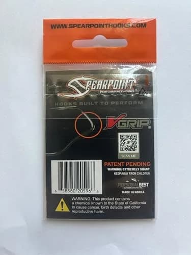 Spearpoint SSW-S30-06 Straight Shank Worm Hook 6 Pack | High Carbon Steel, Reliable Bait Hold, Sharp Piercing Point thumbnail 2