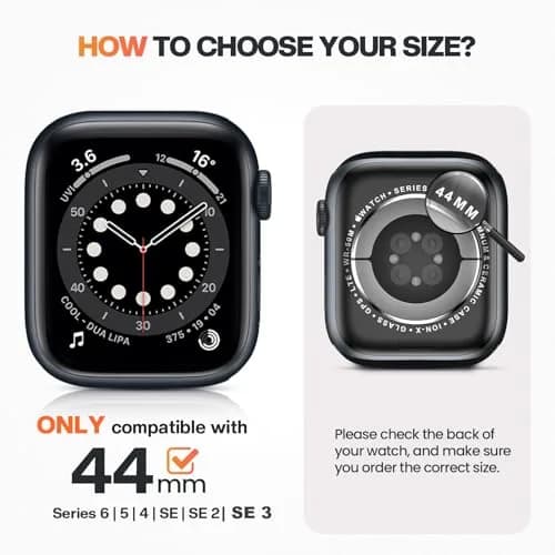 Goton Rugged Sport Band with Case for Apple Watch 44mm | Heavy-Duty Water-Resistant Armor thumbnail 3
