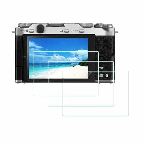 ULBTER Tempered Glass Screen Protector for Fujifilm X-M5 Camera | 3-Pack, 9H Hardness, Bubble-Free thumbnail 1