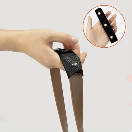 bociloy Leather Handbag Handle Wrap Covers 2PCS | Soft PU Leather, Black, 130x90mm | Protect & Personalize thumbnail 4