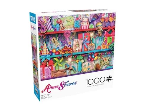 Buffalo Games Pretty Party 1000 Piece Jigsaw Puzzle | Vibrant Festive Scene for Adults thumbnail 3