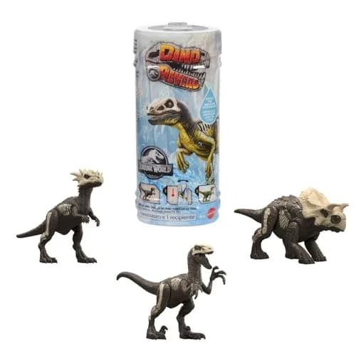 Mattel Jurassic World Dino Reveal Dinosaur Toy 8 inches | Color Change Surprise for Kids 4+ thumbnail 1