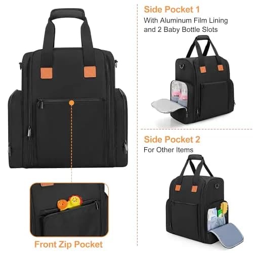 Yarwo Carrying Case Compatible with Baby Brezza Formula Pro Advanced (WiFi) | Insulated, Durable Nylon, Travel-Ready thumbnail 3