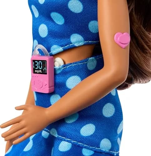 Barbie Doll 12 inches | Celebrates Diversity & Diabetes Awareness, Ages 3+ thumbnail 4